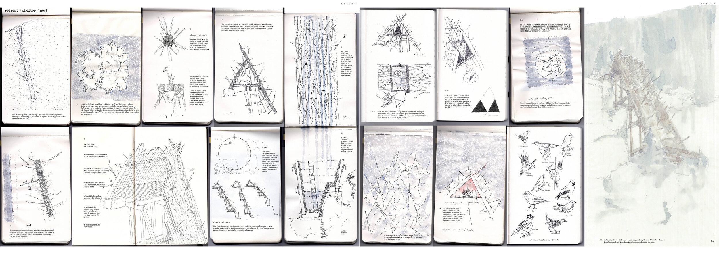 2nd prize - Retreat/Shelter/Nest by András DankháziJURY’S COMMENTS: The beautiful and distinct presentation style offers a poetic and engaging storyline about approaching nature and becoming a part of it. While always being centered on the environme…